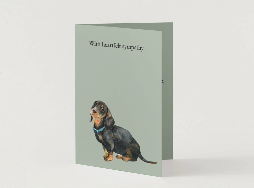 Pet Sympathy Card – With heartfelt sympathy | Dog Loss Card