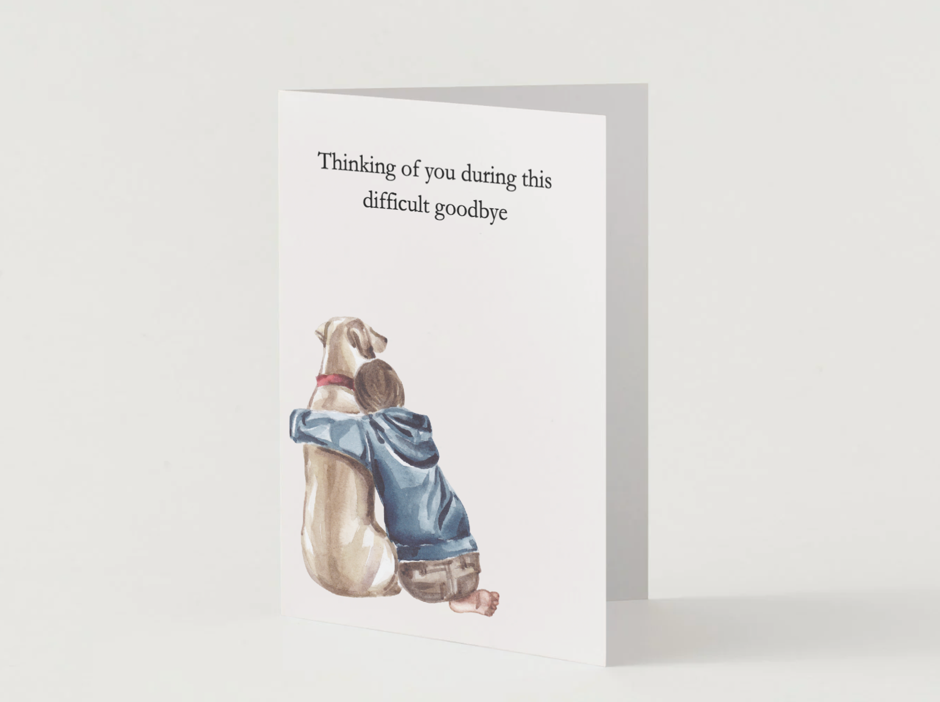 Pet Sympathy Card – Thinking of You | Dog Loss Card