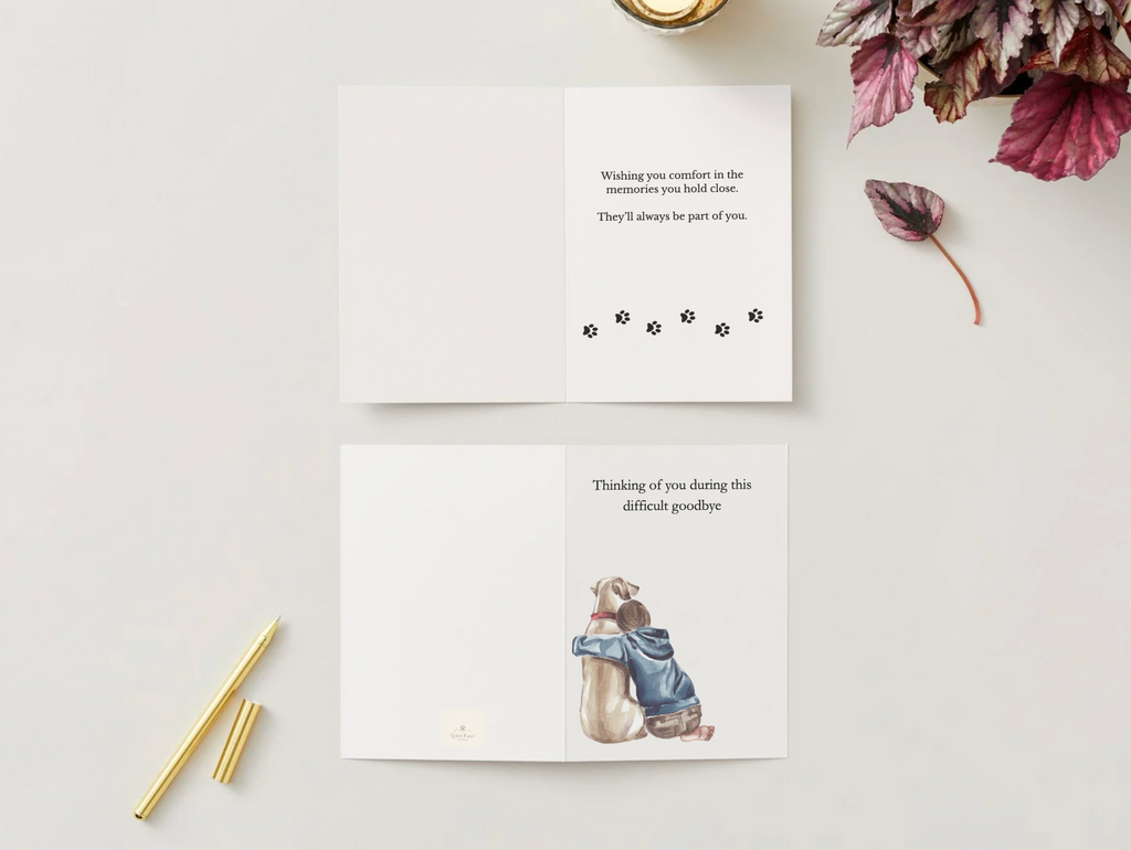 Pet Sympathy Card – Thinking of You | Dog Loss Card
