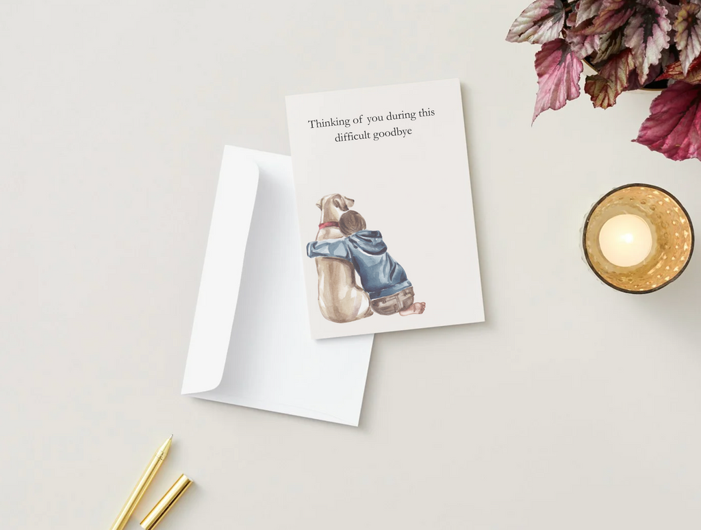 Pet Sympathy Card – Thinking of You | Dog Loss Card
