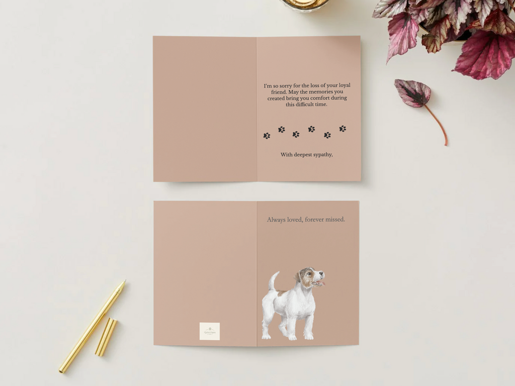 Pet Sympathy Card – Always Loved | Dog Loss Card